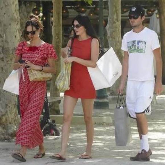 NWT Doen Nevara Cotton Rosette Short Sleeve Midi Maxi Dress Sylvie Plaid Red - Picture 10 of 12